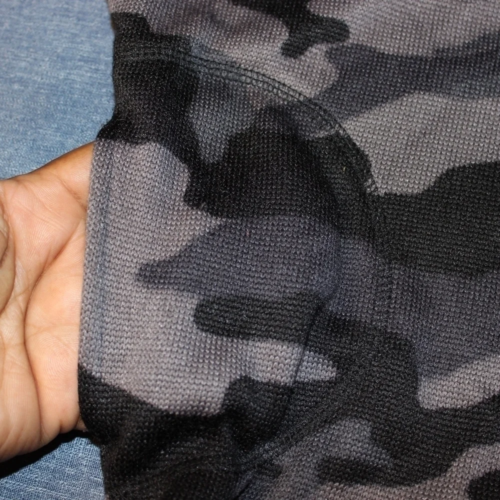 OLD Navy Boys Camouflage Mock Neck Sweater with Zipper